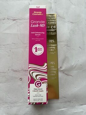 New! Grande Cosmetics Lash Enhancing Serum - Clear